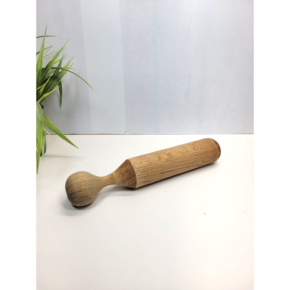 Vintage Pestle Wood, Wooden Muddler, Utensil Masher, Grinder Stick